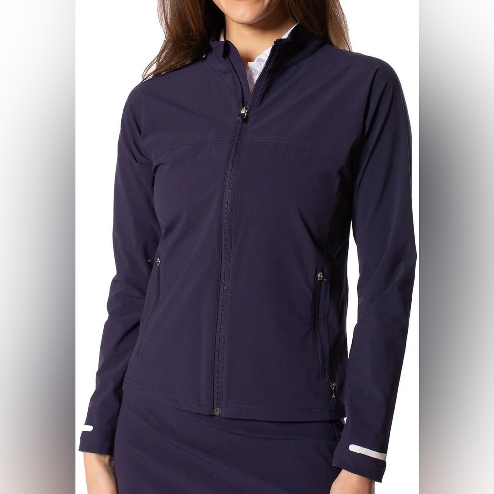 GOLFTINI Be An Athlete Jacket, Navy, size Small. NWT.